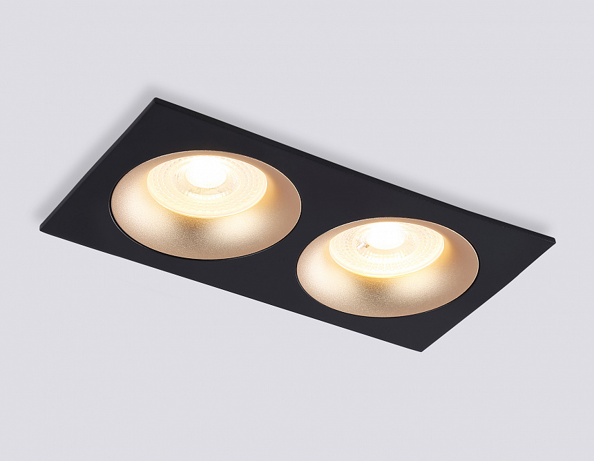 TN102735/2 BK/GD черный/золото GU5.3 175*92*23 TN102735/2 BK/GD черный/золото GU5.3 175*92*23