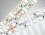 GS3702 2835 240Led /24W m/ 24V IP20 4500K/ 5000*14*1.2mm (2 конт.)