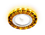 S219 WH/CH/YL матовый/хром/MR16+3W(LED YELLOW)