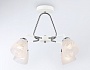 TR303291/4 WH/CH/FR белый/хром/белый матовый E27*4 max 60W D590*380