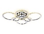 FA413/4+2 CH хром 132W 840*600*120 (ПДУ РАДИО 2.4G)
