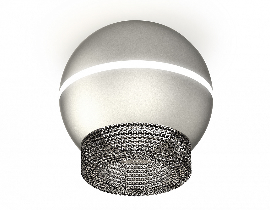 XS1103020 SSL/BK серебро песок/тонированный MR16 GU5.3 LED 3W 4200K (C1103, N7192)