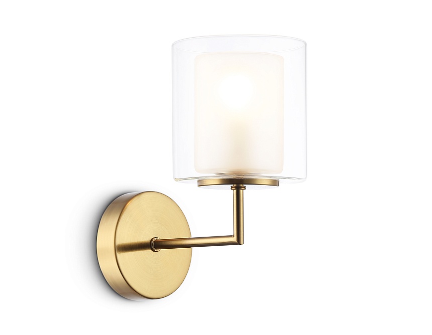 LH56015 BS/FR латунь/белый матовый E14 max 40W 190*120*220