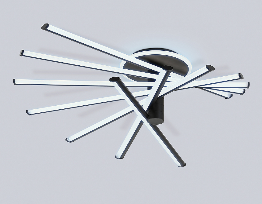 FL6242 BK черный 135W 3000K-6400K 900*750*230 (ПДУ ИК)