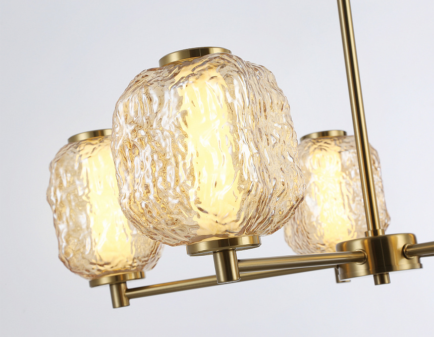 LH30104/5 SB/TI бронза/янтарь 27W 3000K D660*700