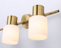 TR3972/3 BS/FR латунь/белый матовый  E27*3 max 40W 460*80*140