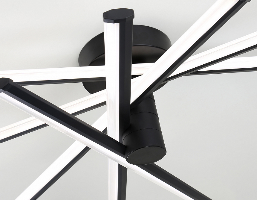 FL6222 BK черный 70W 3000K-6400K 605*605*170 (ПДУ ИК)