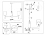 LH56251/5 SN/FR никель/белый матовый E27/5 max 60W D600*590