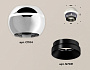 XS1104001 PSL/PBK серебро полированное/черный полированный MR16 GU5.3 LED 3W 4200K (C1104, N7031)
