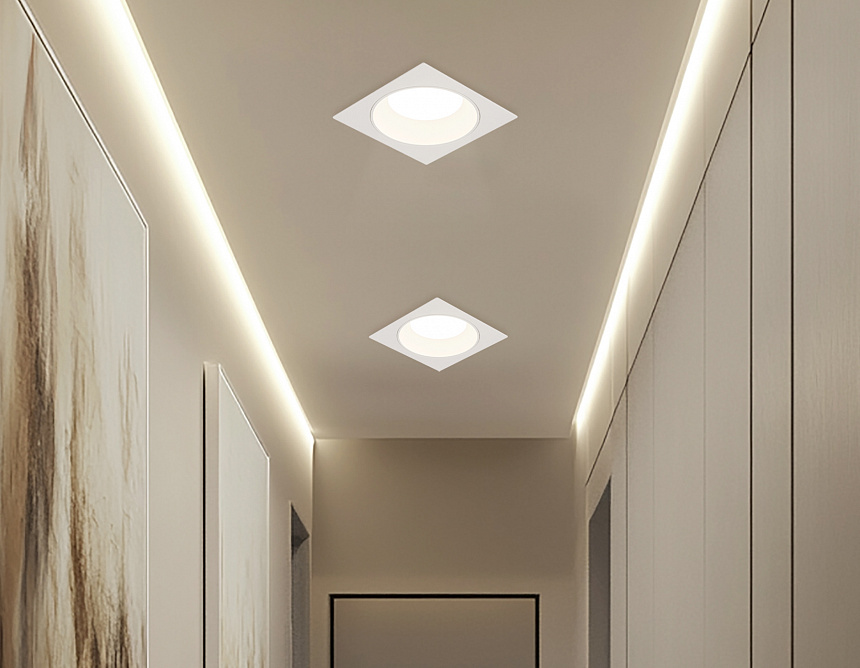 TN52337 SWH белый песок GX53 max 12W 115*115*25