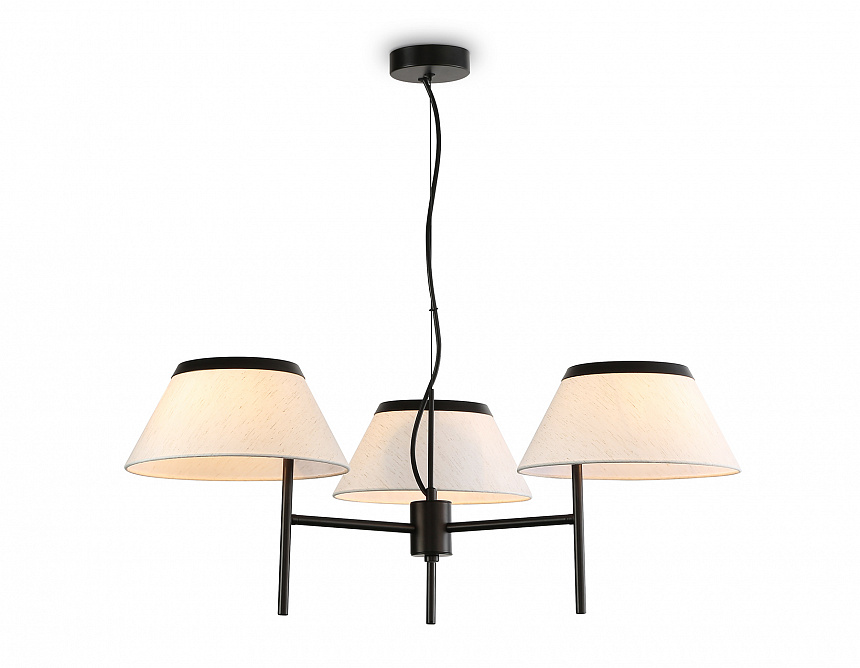 LH72451/3 BK/WH черный/белый Е14/3 max 40W D800*290-1080