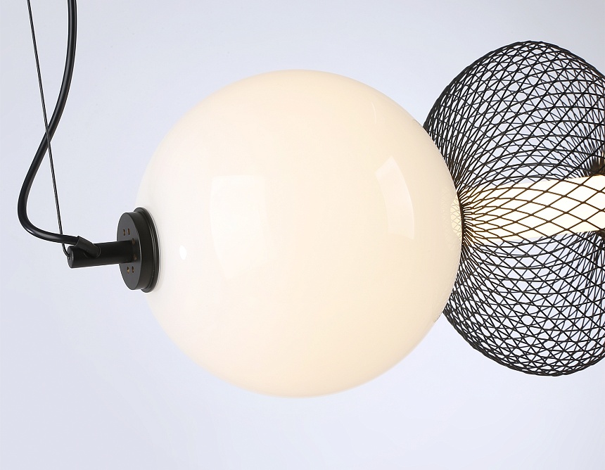 LH11010 BK/FR черный/белый матовый 32W 3000K 915*220*220