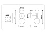 LH51053/2 GD/FR золото/белый матовый G9*2 max 28W 120*195*300