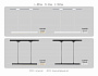 GL6787 BK черный LED 24W 4200K 600*22*1025