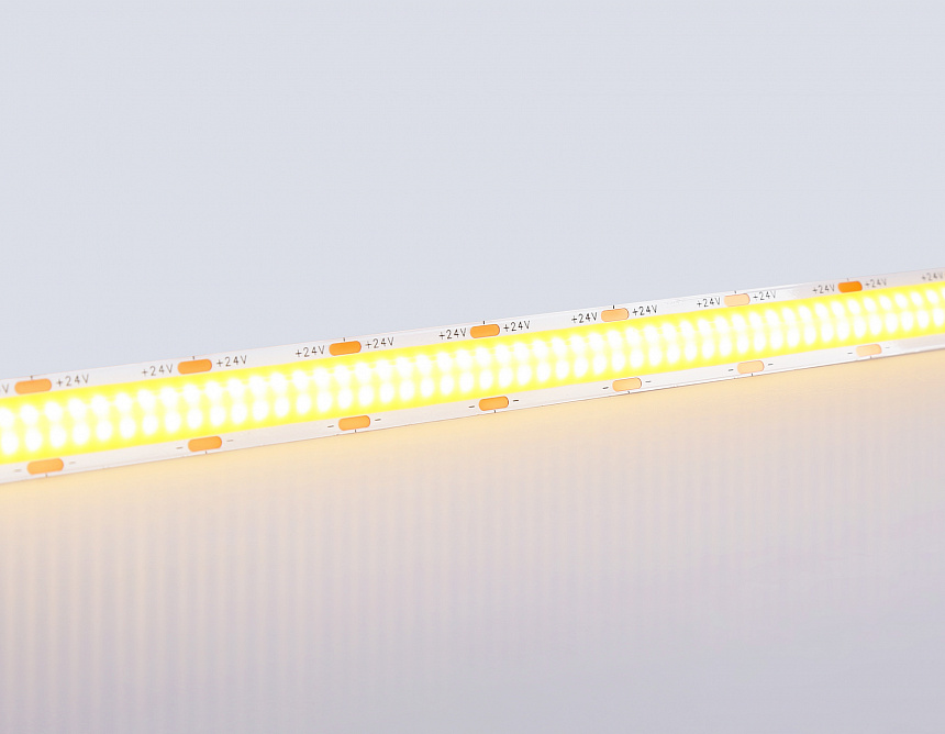 GS4801 COB 616Led/19W m/ 24V IP20 3000K/ 5m*12mm*2mm (2 конт.)