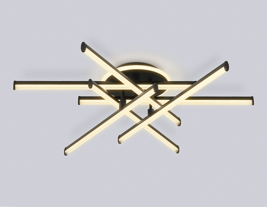 FL6252 BK черный 97W 3000K-6400K 805*760*170 (ПДУ ИК)