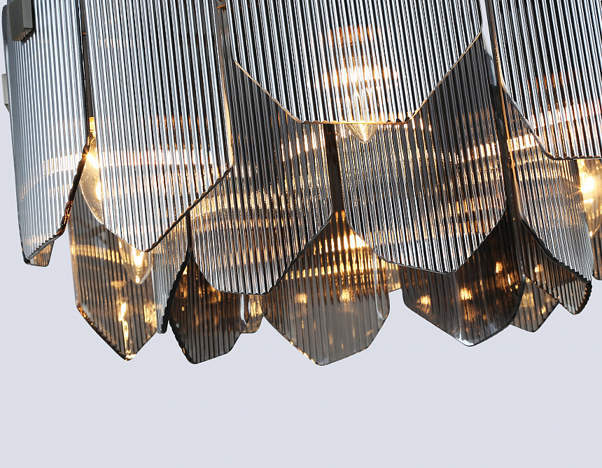 LH31201/6 SN/SM сатин никель/дымчатый E14*6 max 40W D510*270