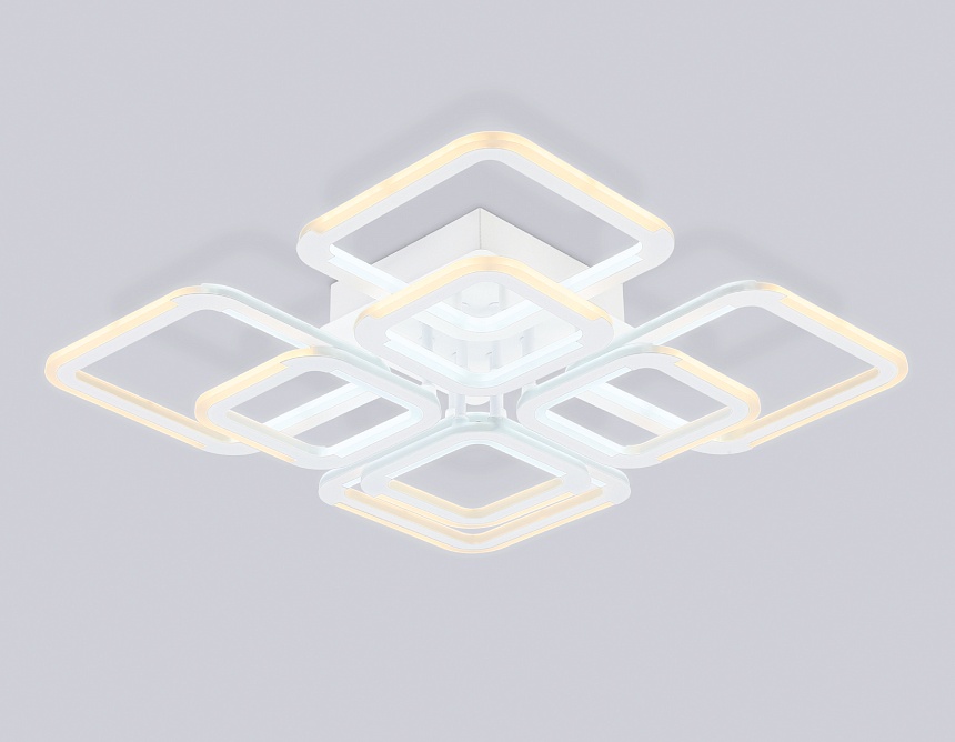 FA8950/4+4 WH белый 101W 3000-6000K 540*540*120 (ПДУ ИК)