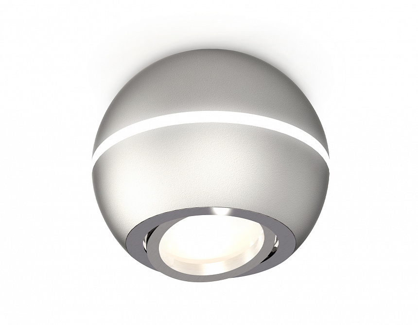 XS1103011 SSL/PSL серебро песок/серебро полированное MR16 GU5.3 LED 3W 4200K (C1103, N7003)