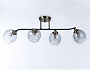TR303011/4 SB/BK/SM  бронза/черный/дымчатый E27/4 max 40W 780*350*240
