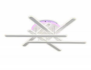 FA8907 WH/CH белый/хром 135W 3000K-6400K+RGB 800*770*160 (ПДУ РАДИО 2.4G)