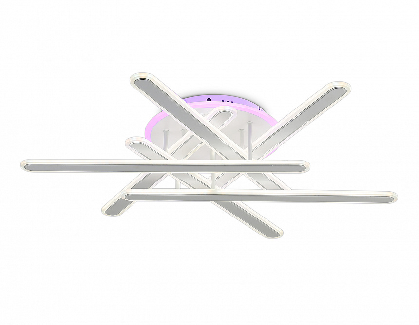 FA8907 WH/CH белый/хром 135W 3000K-6400K+RGB 800*770*160 (ПДУ РАДИО 2.4G)