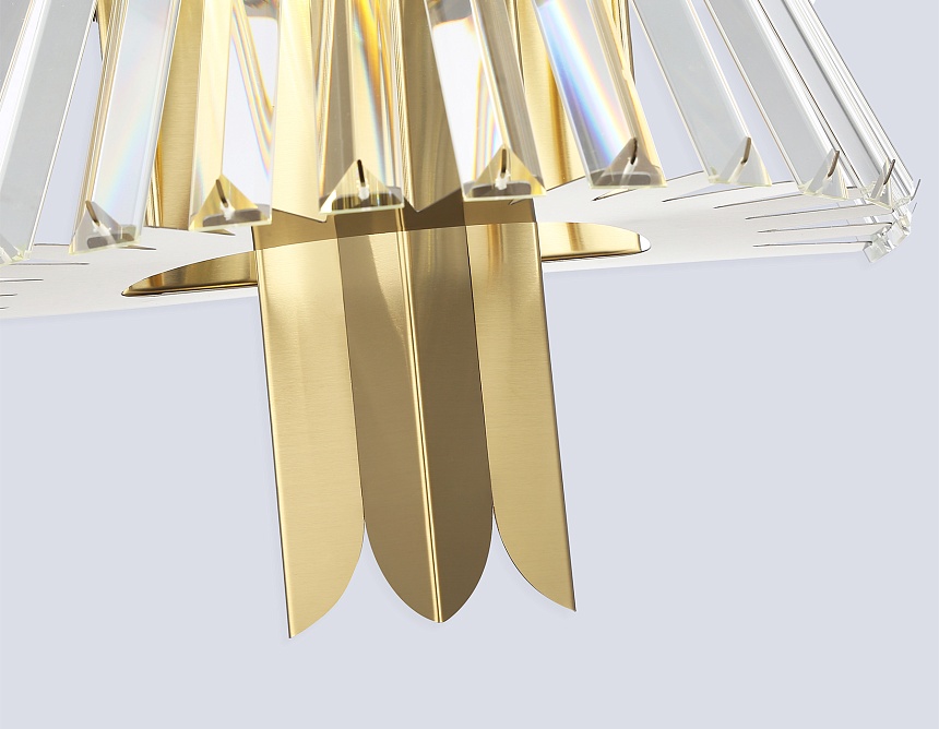 LH41029/2 BS/CL латунь/прозрачный E14*2 max 40W 310*180*460