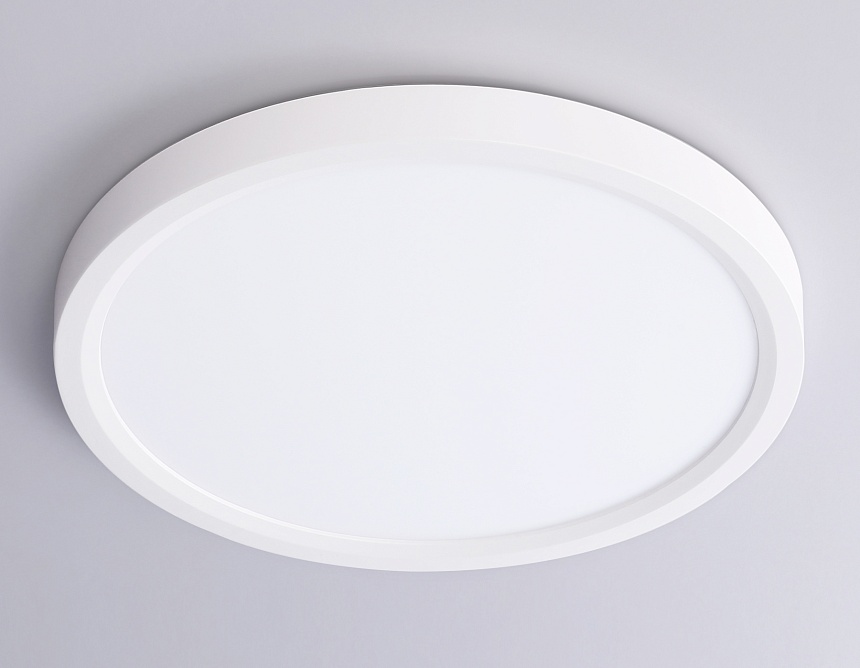 FZ1901 WH белый IP54 13W 3000K-6500K CCT-переключатель D230*25 (Без ПДУ)