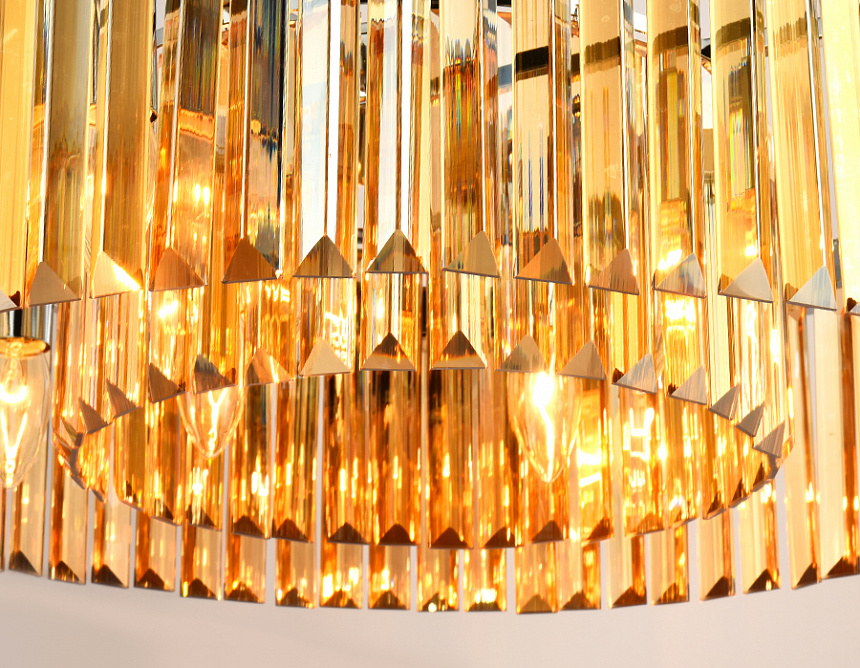 TR5097/8 CH/TI хром/янтарь E14/8 max 40W D600*760