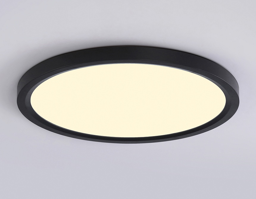 FZ1908 BK черный IP54 35W 3000K-6500K CCT-переключатель D450*25 (Без ПДУ) FZ1908 BK черный IP54 35W 3000K-6500K CCT-переключатель D450*25 (Без ПДУ)