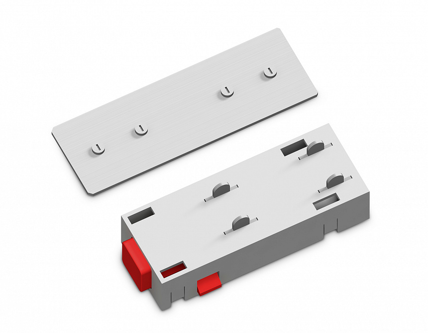 GL1105 WH белый коннектор питания с соеденителем прямой для шинопровода Magnetic 220V 68*28.5*18 GL1105 WH белый коннектор питания с соеденителем прямой для шинопровода Magnetic 220V 68*28.5*18