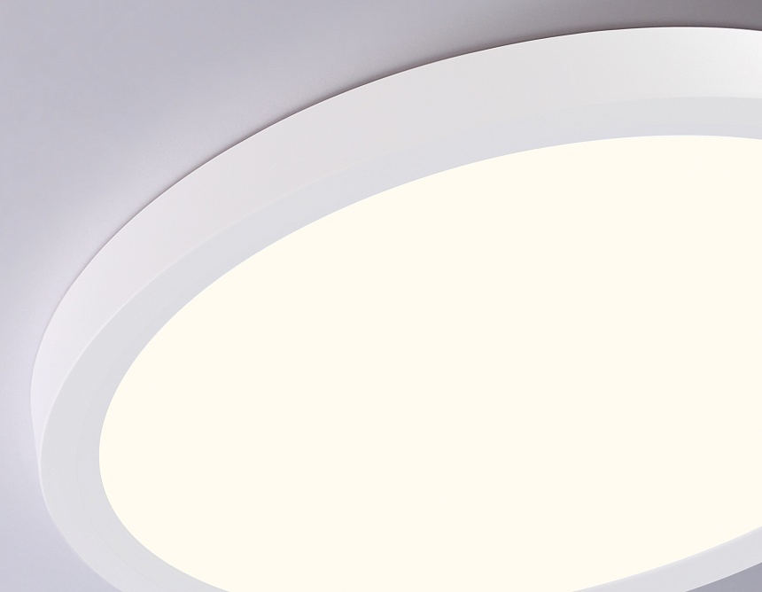 FZ1903 WH белый IP54 20W 3000K-6500K CCT-переключатель D300*25 (Без ПДУ)