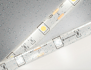 GS1902 5050 30Led/ 7.2W m/ 12V IP65 4500K/ 5000*10*2.87mm (2 конт.)
