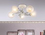 TR3062/5 WH/SL/FR белый/серебро/белый матовый E27/5 max 40W D615*245