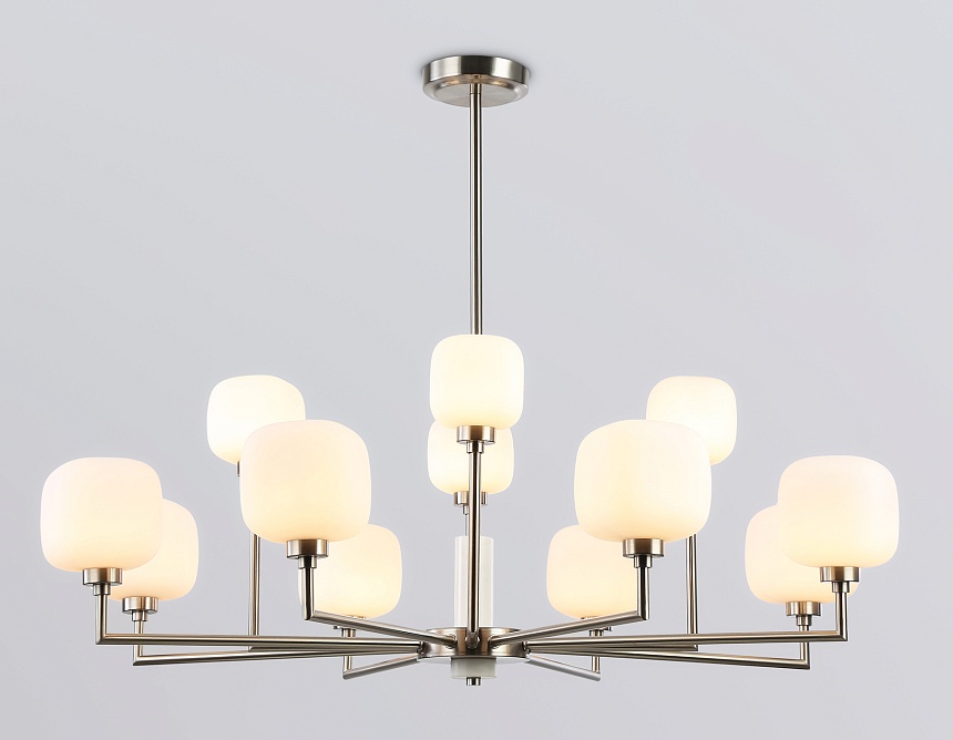 LH53005/12 SN/FR сатин никель/белый матовый G9*12 max 40W D910*680