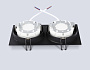 TN6615/2 BK черный IP44 GX53/2 max 15W 215*110*24