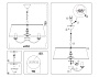 LH75021/5 GD/PI золото/розовый E14/5 max 40W D550*730