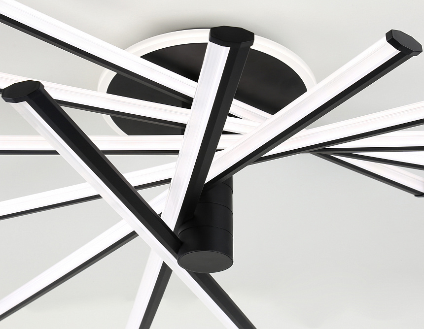 FL6242 BK черный 135W 3000K-6400K 900*750*230 (ПДУ ИК)