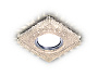 S272 CL/WW хром/прозрачный MR16+3W(LED WARM)