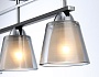 TR303235/3 BK/CH/SM/FR черный/хром/дымчатый/белый матовый E27*3 max 60W 550*120*250