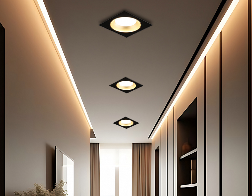 TN52340 SBK/SGD черный песок/золото песок GX53 max 12W 115*115*25