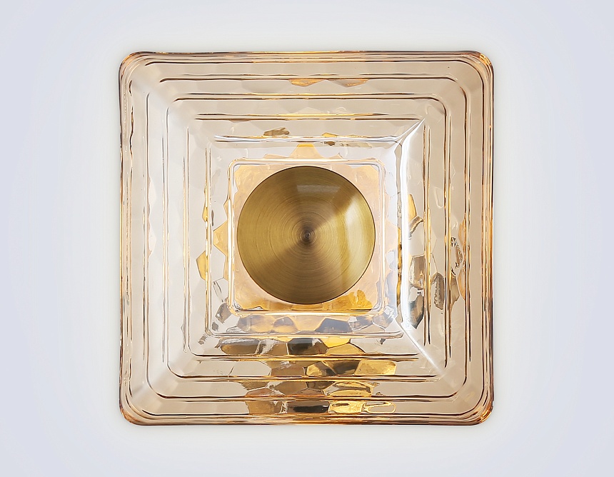 LH31035 BS/TI латунь/янтарь 6W 3000K 150*150*85