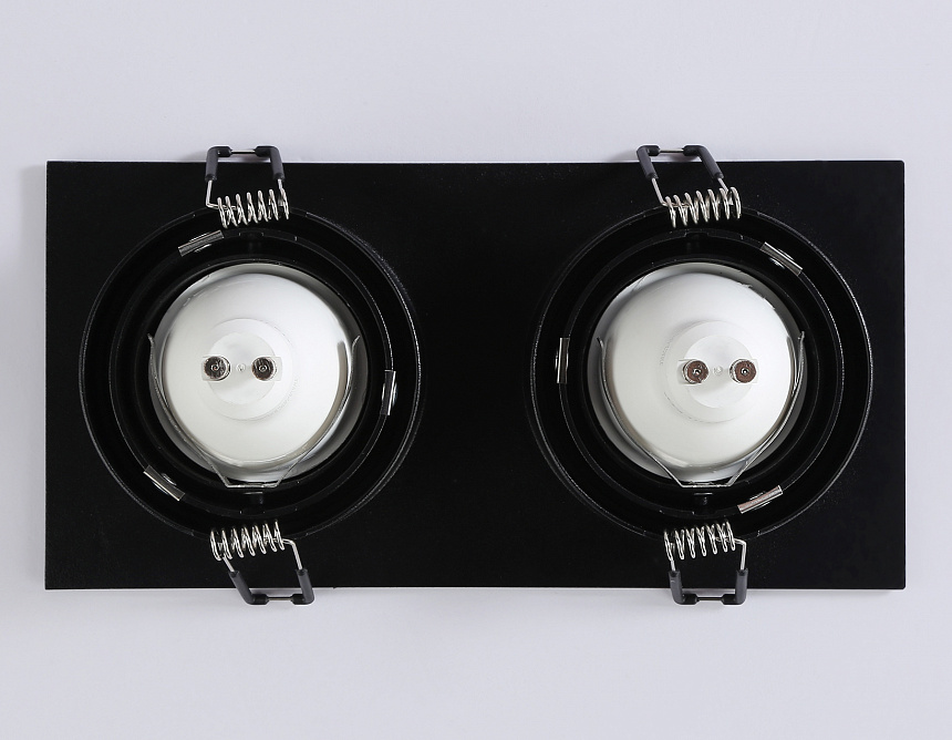 TN102760/2 BK черный IP20 GU5.3/2 200*100*32