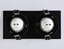 TN102760/2 BK черный IP20 GU5.3/2 200*100*32