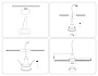 TS51811 BK черный MR11 GU5.3 D55*26