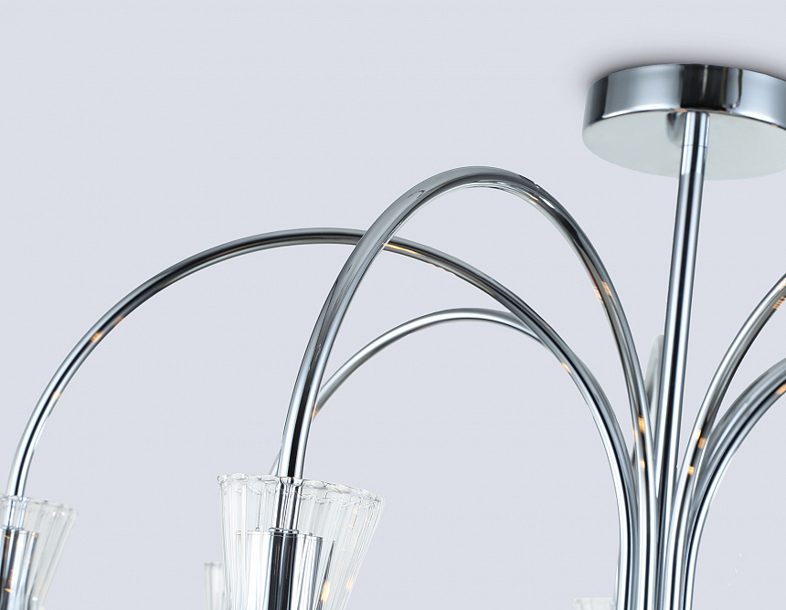 LH55653/7 СH/CL хром/прозрачный E14*7 max 40W D745*460