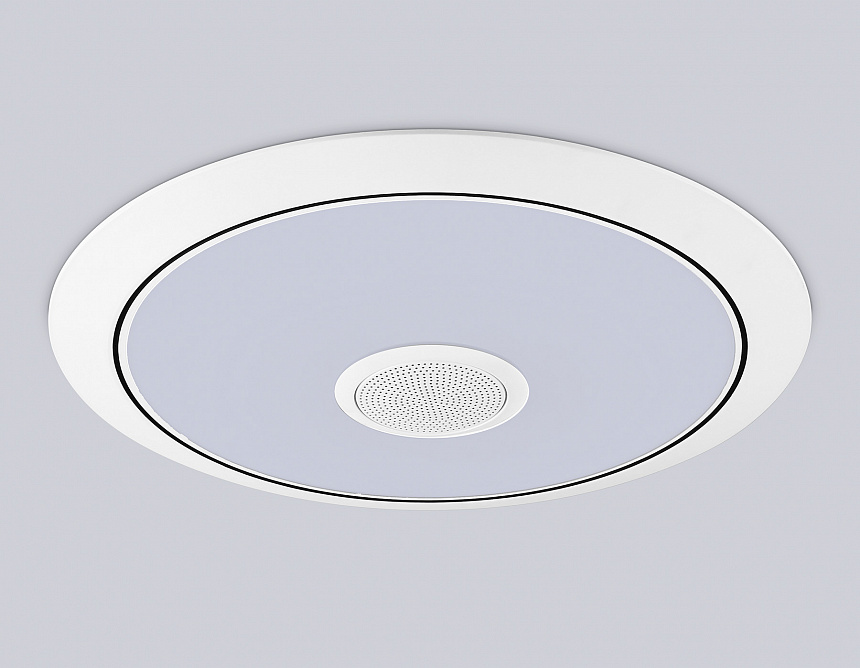 FZ720 WH белый IP20 52W 3000-6500K+RGB Music 450*65 (ПДУ ИК)