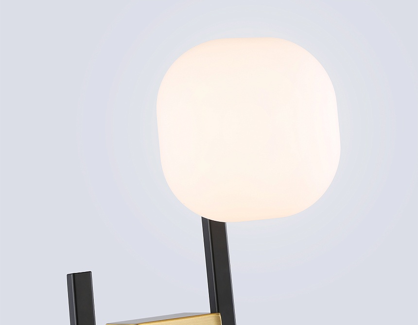 LH51019/2 BK/BS/FR черный/латунь/белый матовый G9*2 max 28W 230*170*480