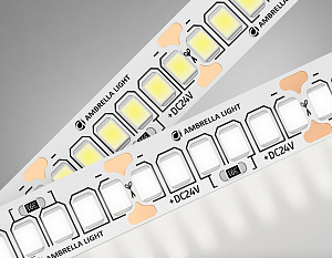GS3102 2835 120Led/ 10W m/ 24V IP20 4500K/ 5000*8*1.2mm (2 конт.)