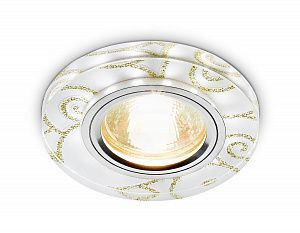 S231 WH/G белый/золотой/MR16+3W(LED WHITE)